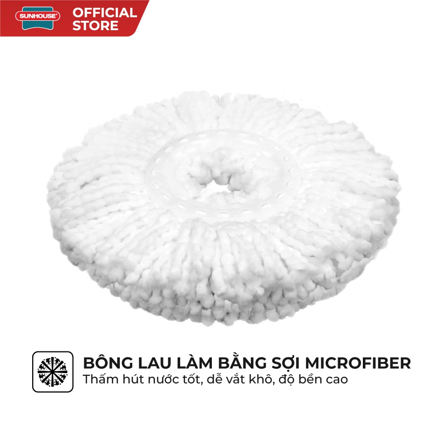 Bộ lau nhà xoay 360 độ SUNHOUSE KS-CL350PO-bảo hành chính hãng 6 tháng