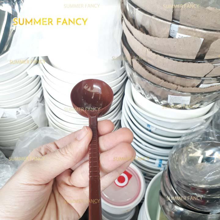 Thìa nhựa đong cà phê muỗng múc thạch - spoon