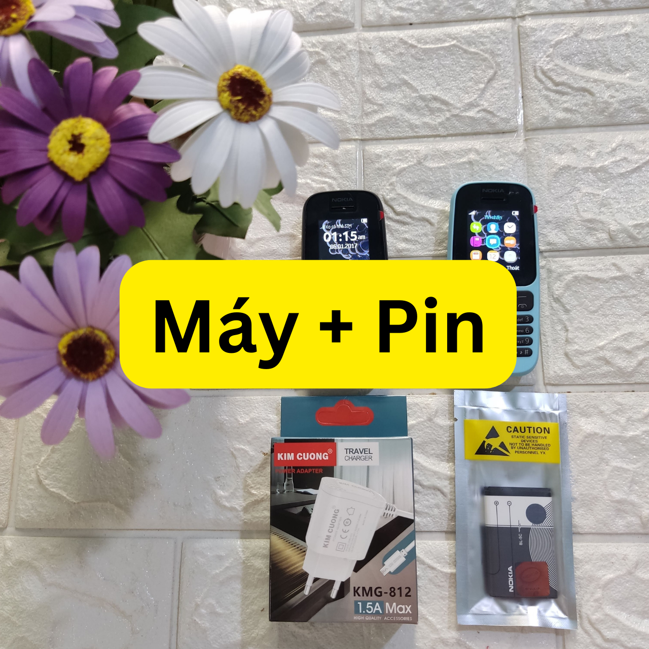 [GIÁ TỐT] Điện thoại Nokia 105 (2017) 1 SIM 2 SIM