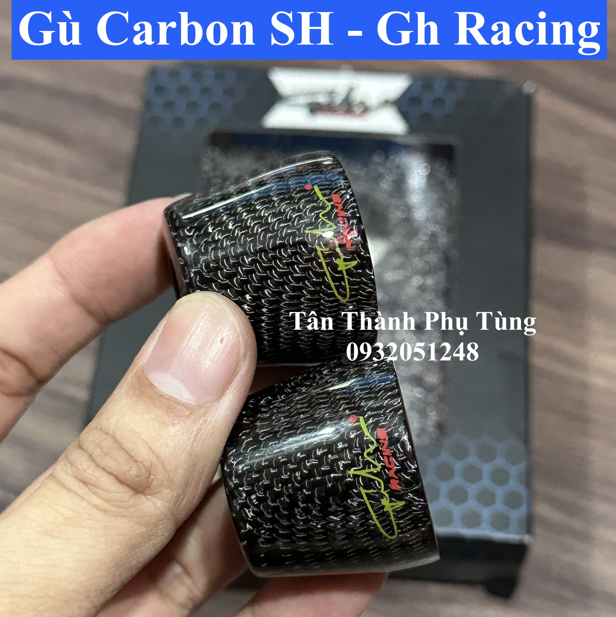 Gù SH Carbon màu đen- GH Racing