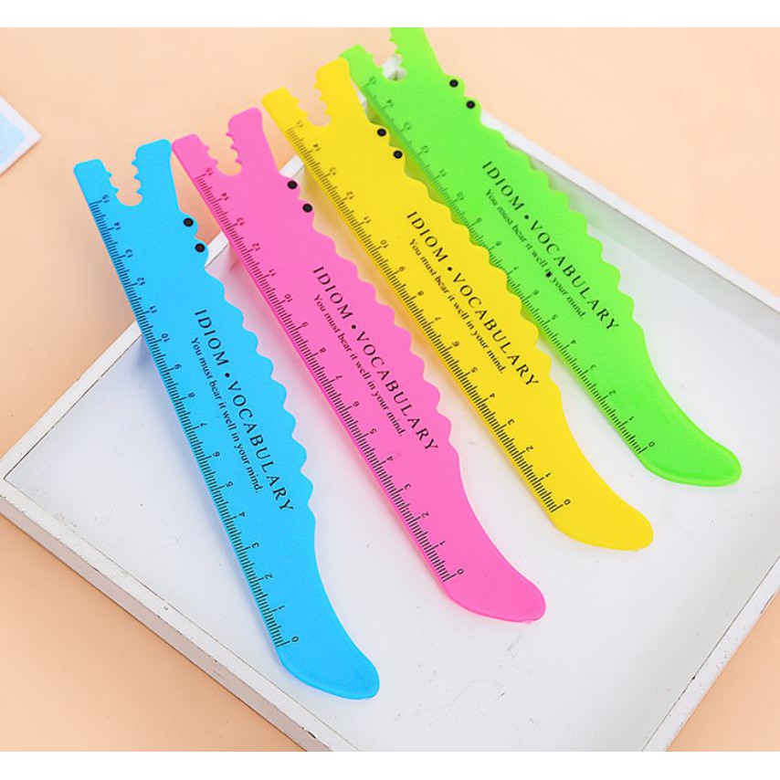 Thước Thước Kẻ Nhựa Hoạt Hình 15cm