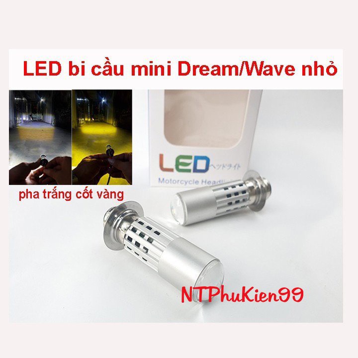 Đèn Pha Led Bi Cầu 2 Màu Cos Vàng Pha Trắng