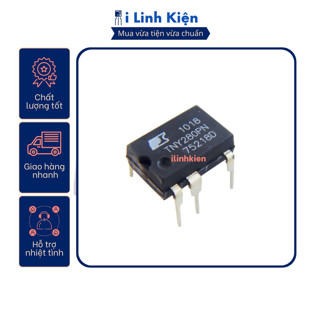 Ic nguồn TNY280PN DIP-7 chất lượng tốt