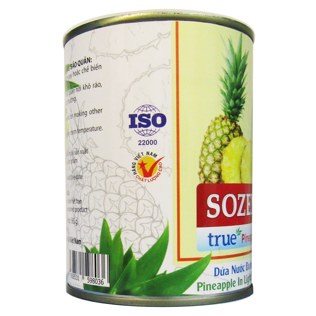 [HCM]Dứa đóng lon Sozen 560g