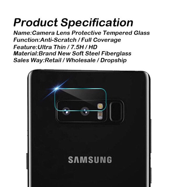 Kính cường lực bảo vệ camera Note 8/ Note 9 / Note 10 / Note 10 Plus