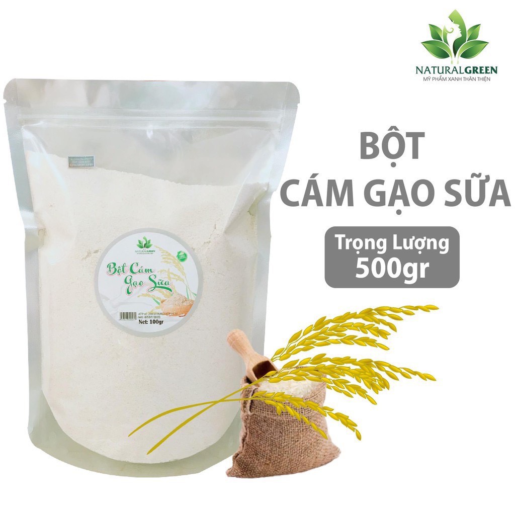 Cám Gạo Sữa, Bột Cám Gạo Sữa nguyên chất đắp mặt dưỡng da