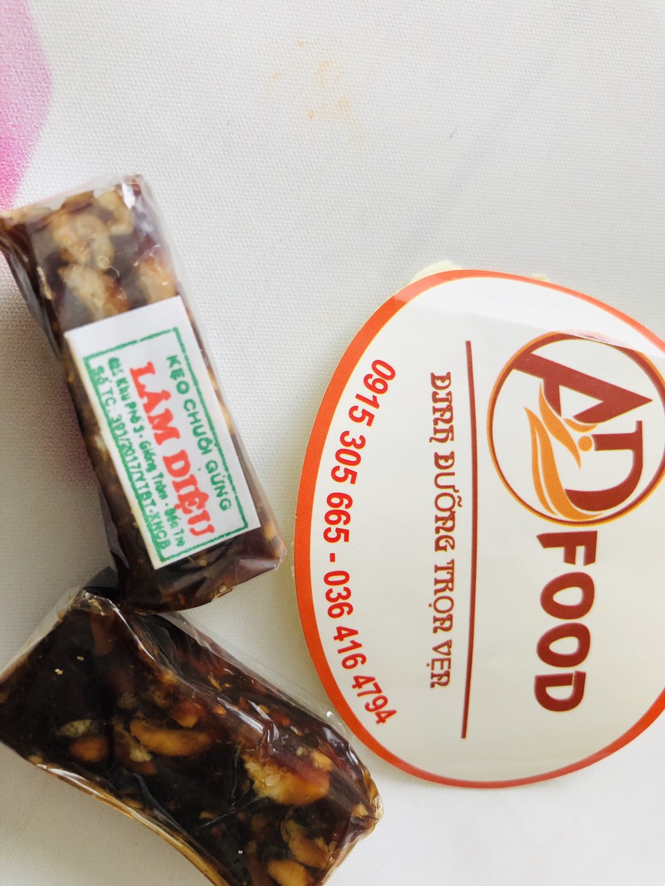 500g kẹo chuối Gừng Đậu mè_TiTiMart