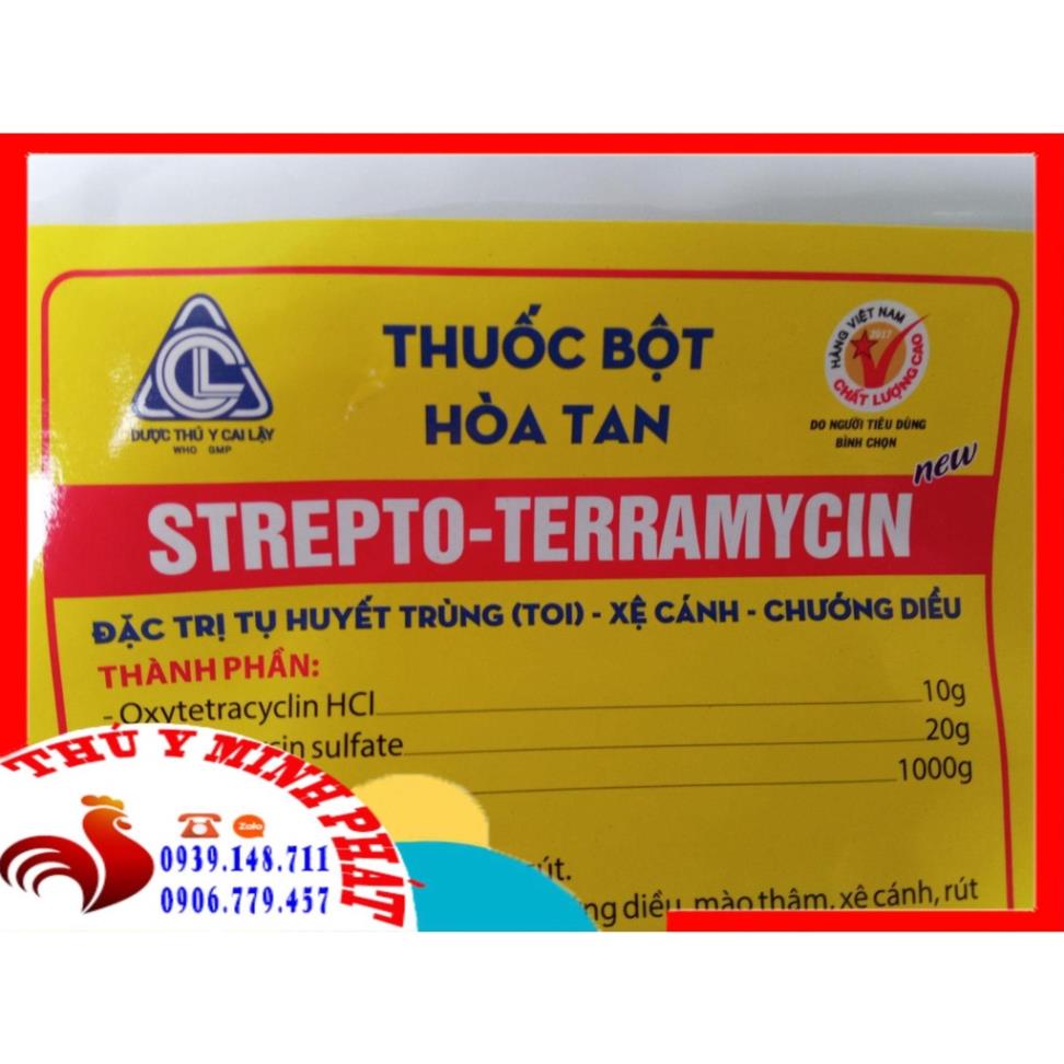 Strepto gói 100gr tụ huyết trùng, xệ cánh, khô chân