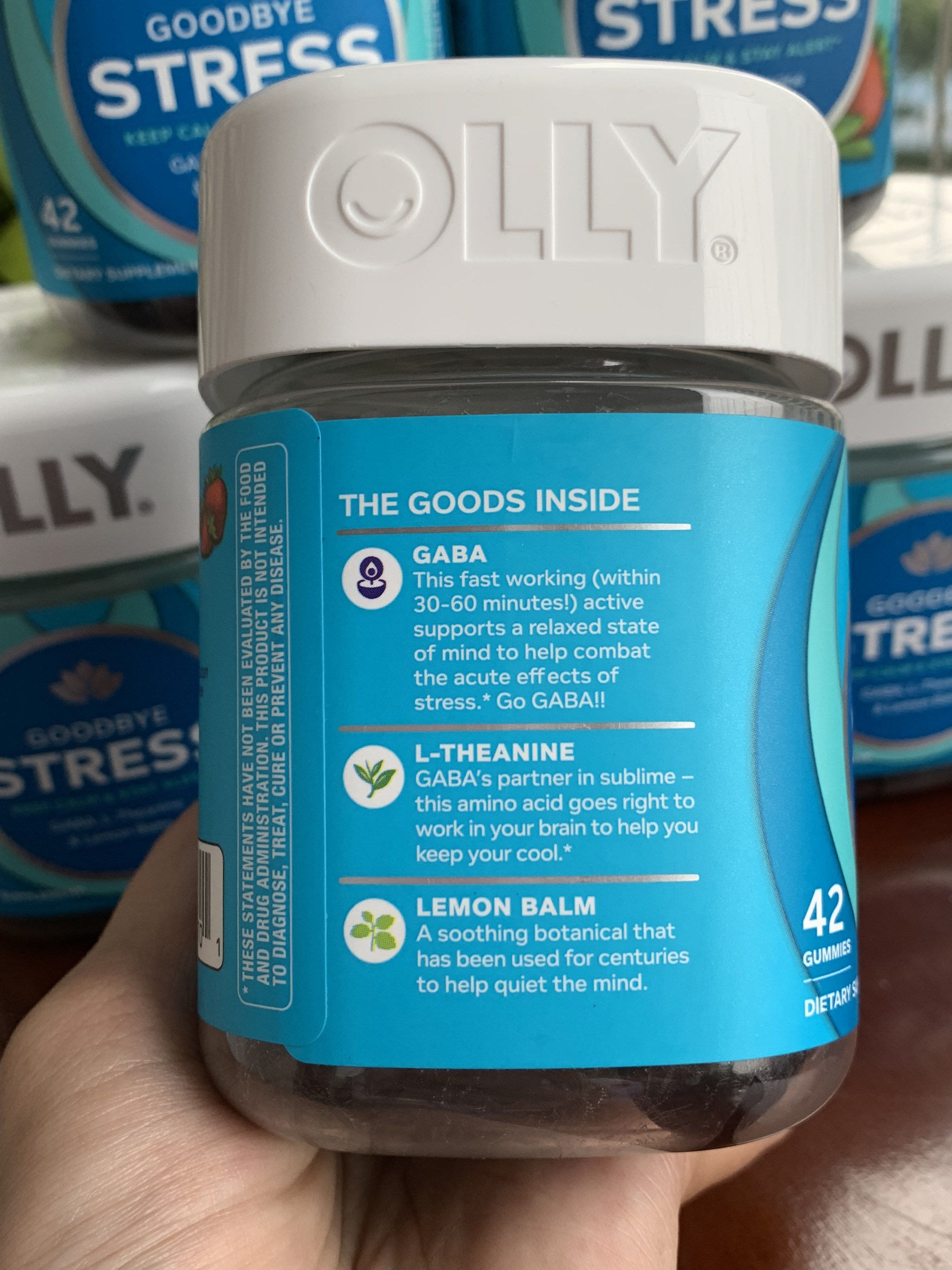 Kẹo Dẻo Giảm Stress OLLY 42 viên (Mỹ)