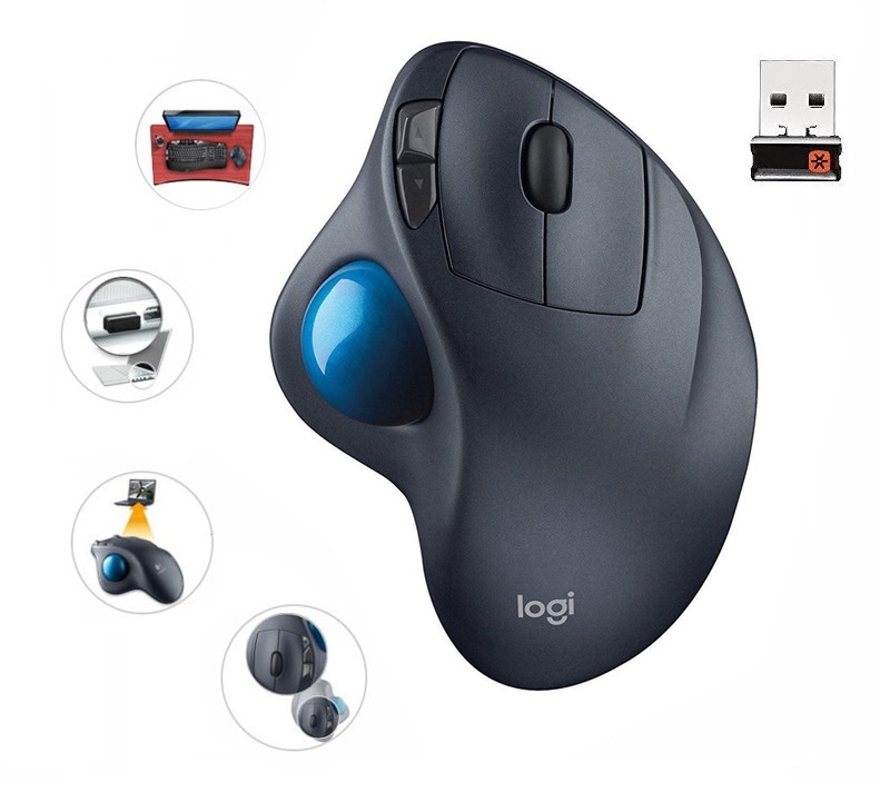 Chuột laser không dây Logitech Trackball M570