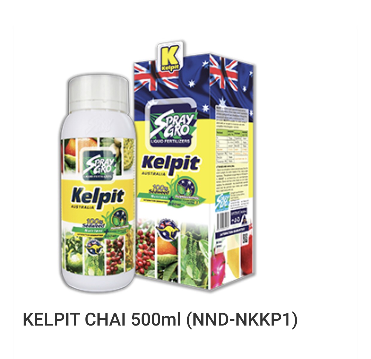 Kelpit kích ra rễ, xanh lá, bật chồi, tăng ra hoa đậu quả, tăng tỷ lệ nảy mầm 500ml - kelpit