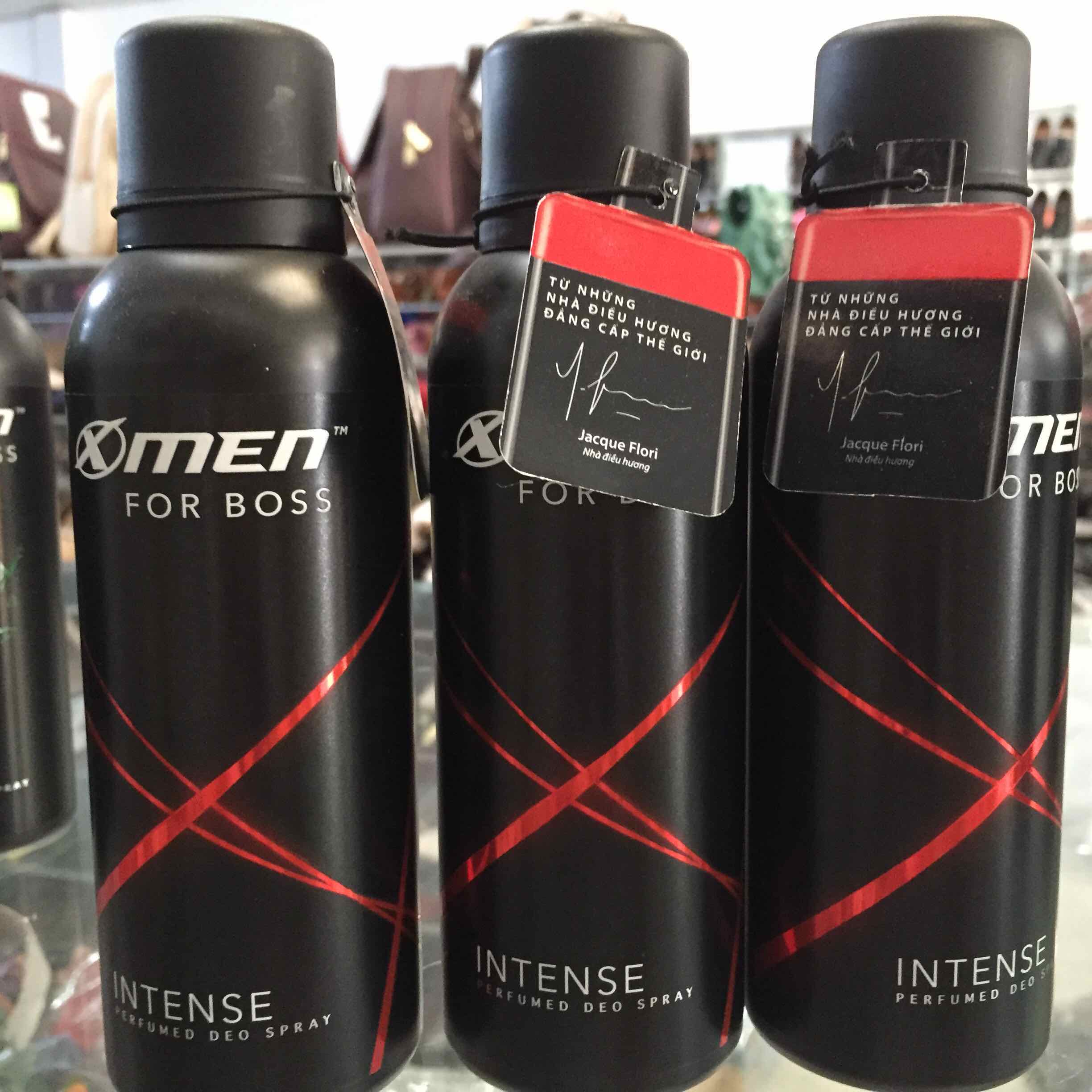 [HCM]Xịt khử mùi Xmen For Boss Intense 150ml