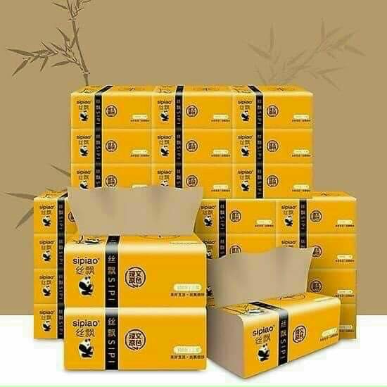 [HCM](Combo 2 gói) Giấy ăn gấu trúc Sipiao siêu dai