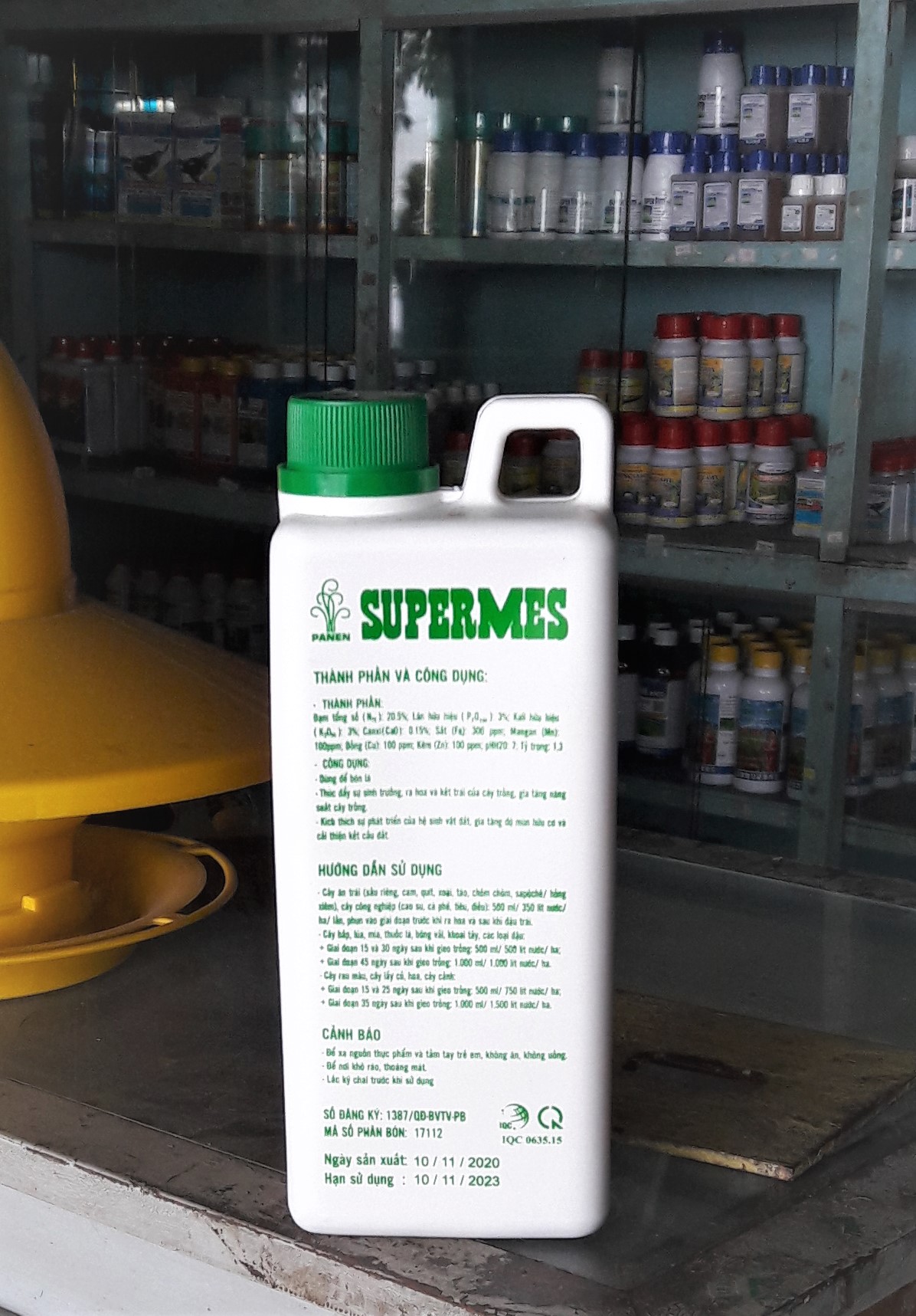 Phân bón lá hỗn hợp NPK Supermes lít