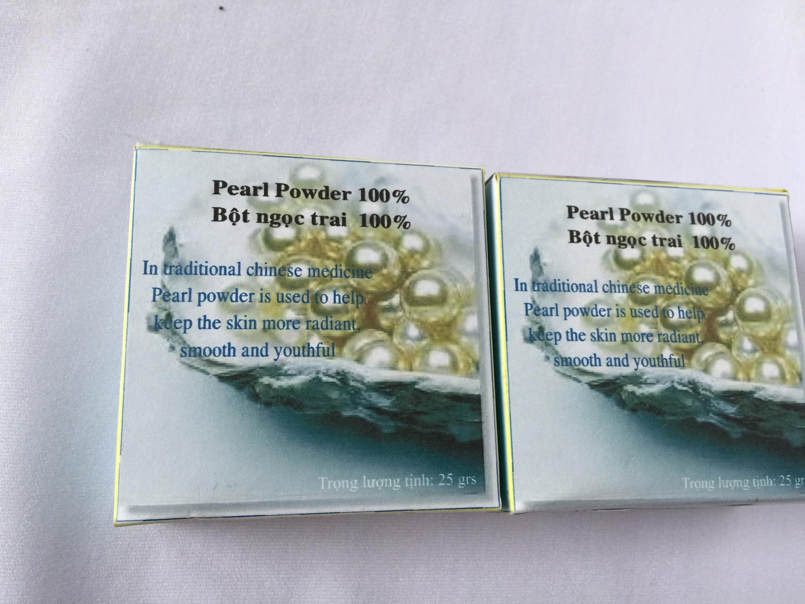 Bột ngọc trai hộp 25 gam
