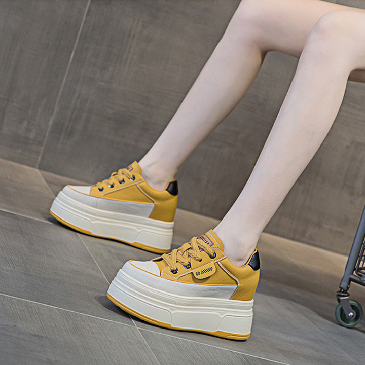 Giày Đế Xuồng 8cm Da Thật PS640-1339