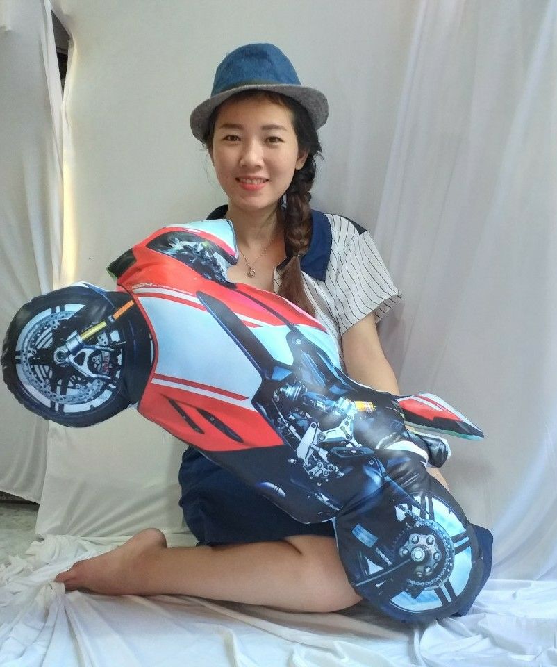 Gối ôm moto Ducati, gối ôm xe mô tô