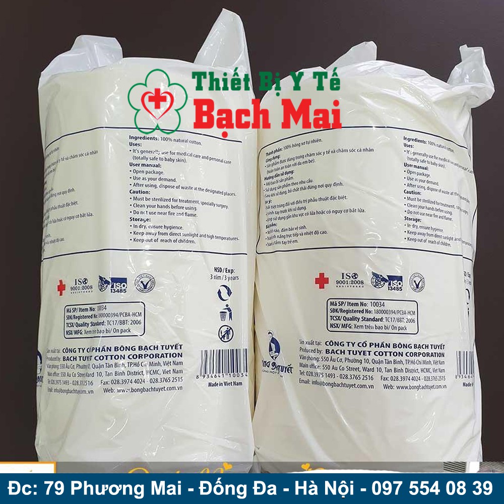Bông Y Tế Bạch Tuyết 01kg