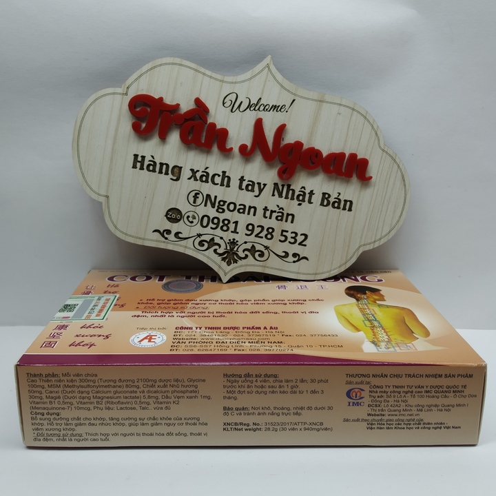 Cốt Thoái Vương - Hộp 30 Viên