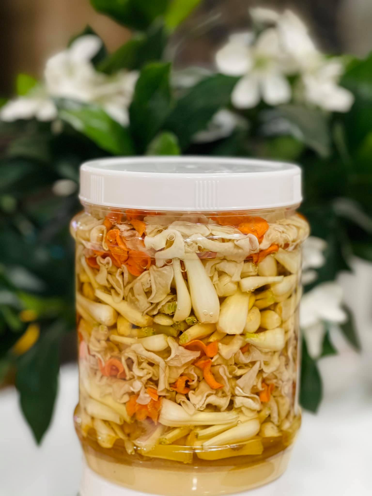 Dưa món củ kiệu 1kg [mắm cá cơm nguyên chất]