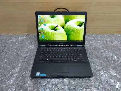 Laptop mỏng nhẹ Dell Latitude E7470 - Core i7 6600u, Ram 8GB, ổ SSD 256GB, Màn hình 14inch FullHD, mỏng và nhẹ.