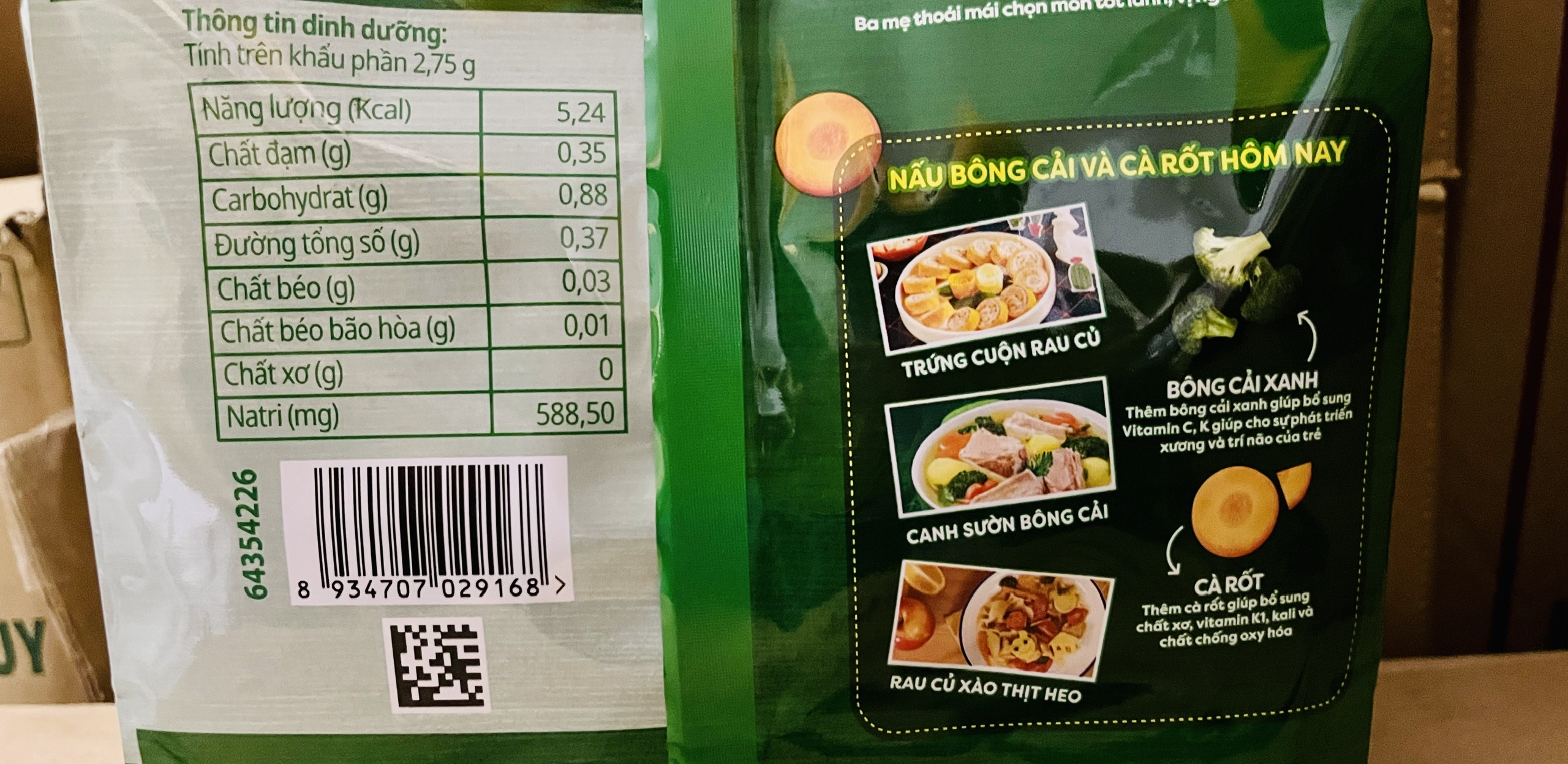 (MẪU MỚI) Hạt nêm Knorr/Chinsu gói (1.8kg)
