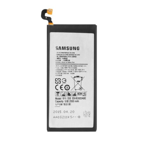 Pin xịn thay thế cho samsung galaxy s6 2550mah - bảo hành 6 tháng