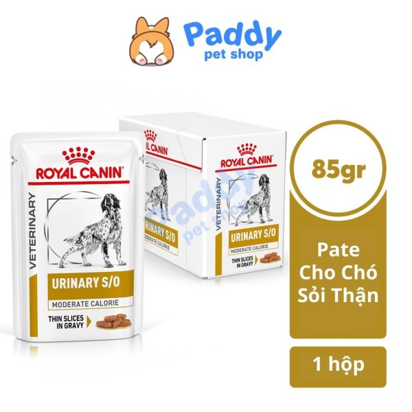 Pate Royal Canin Urinary S/O Cho Chó Sỏi Thận 85g
