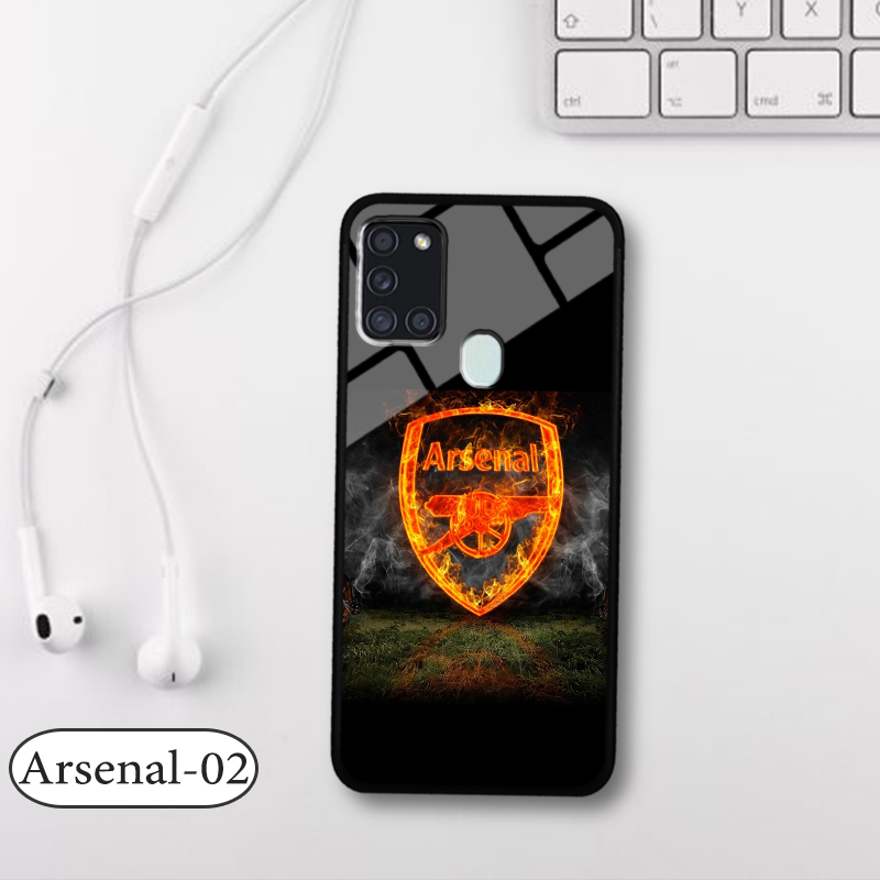 Ốp lưng kính 3D Samsung A21S hình đội bóng
