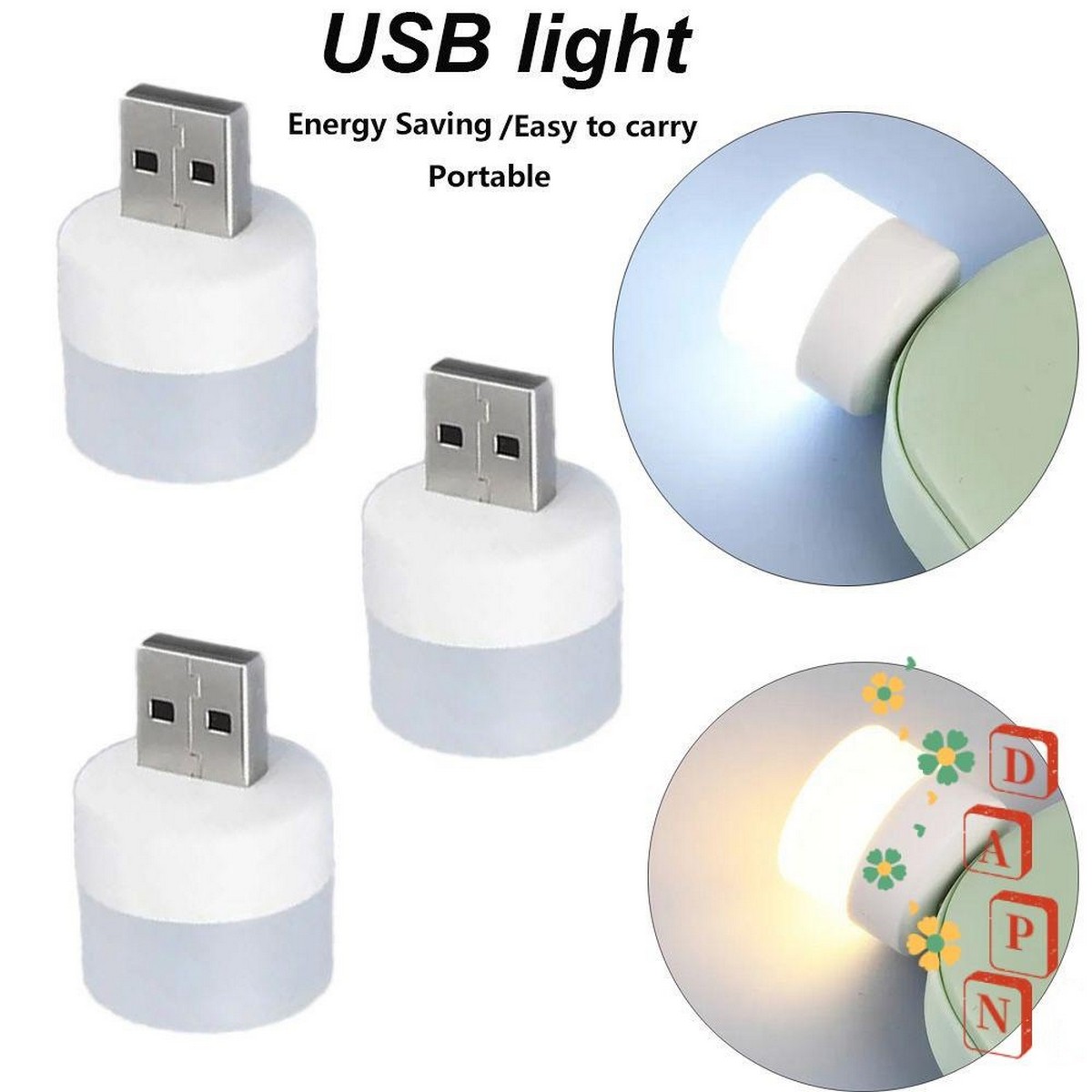 Bóng đèn led mini nguồn usb 1w siêu sáng ánh sáng trắng
