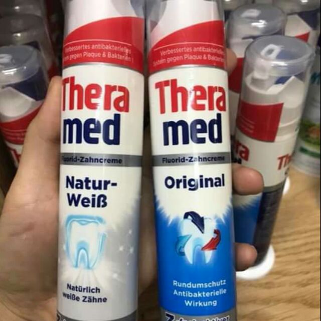 kem đánh răng theramed Đức