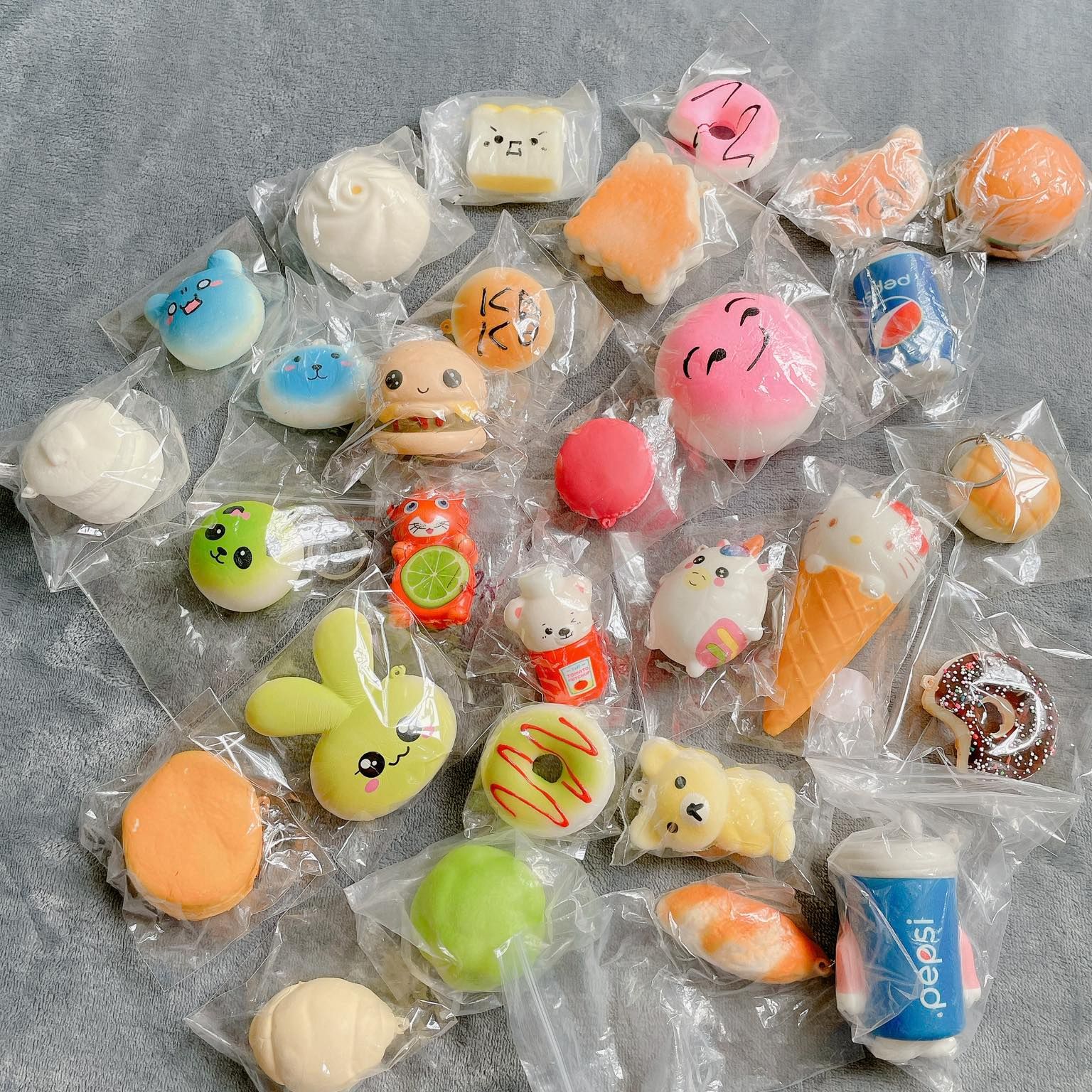 squishy mini đủ hình dễ thương