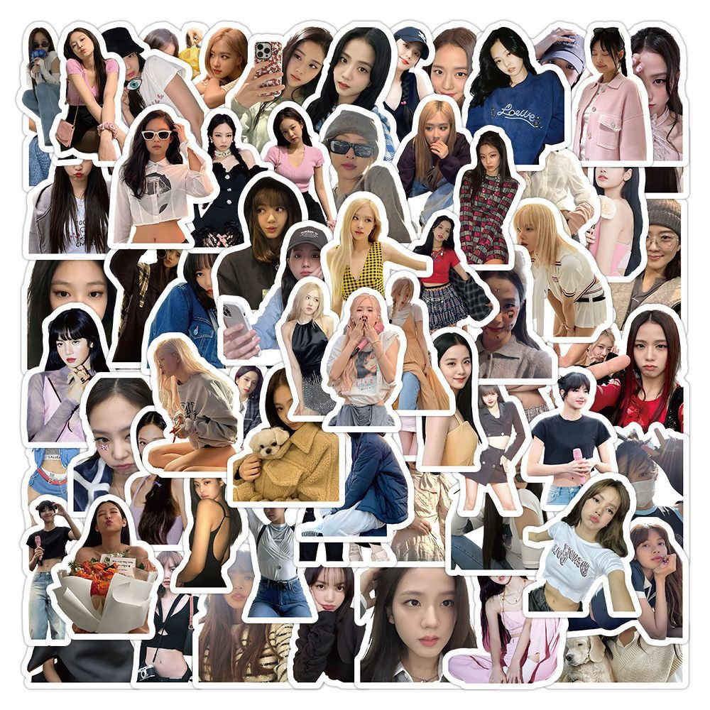 [UPDATE HÌNH MỚI] Set 50 sticker hình dán decal Blackpink