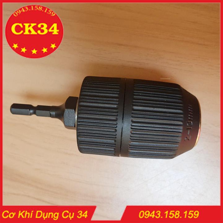 Bộ chuyển đổi đầu cặp mũi khoan 13 ly tự động cho khoan chuôi lục giác