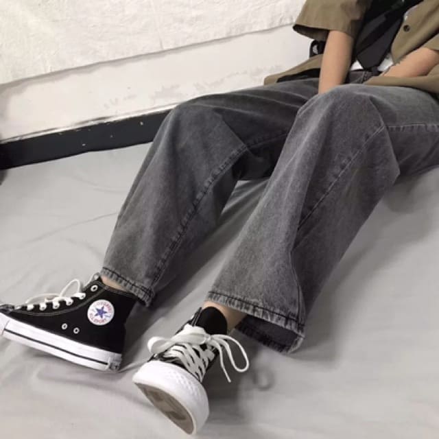 Quần Baggy Ống Rộng - Quần Jean Nam - CHuẩn Hotboy Hàn quốc