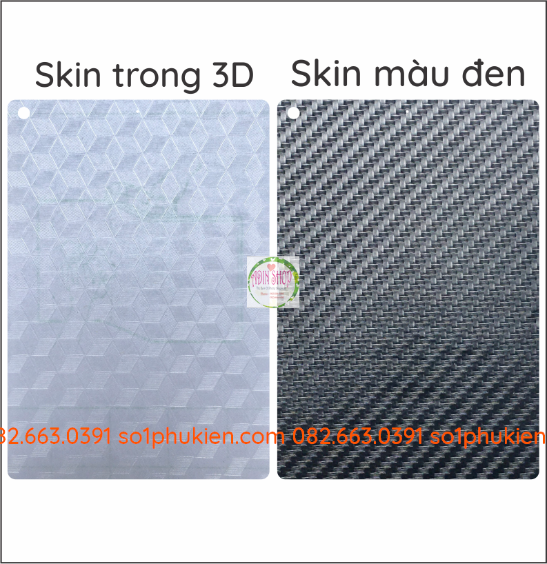 Miếng dán mặt lưng skin carbon iPad 10.2