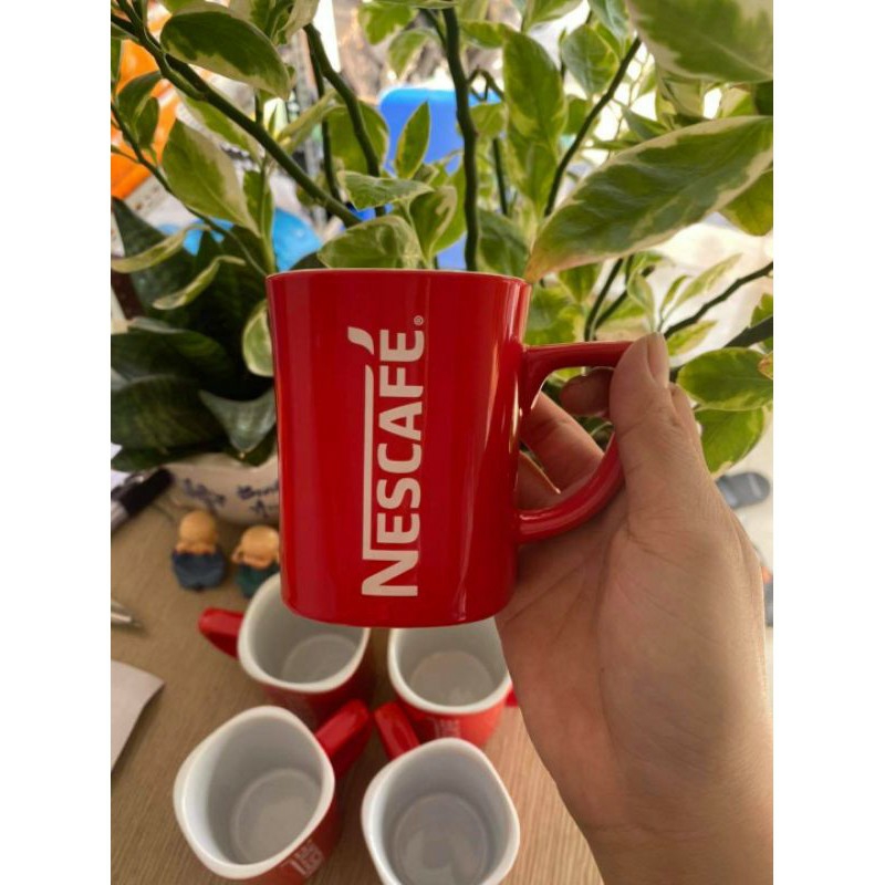 Combo 04 Ly Sứ Nescafe Ly Siêu Dày Chịu Nhiệt Tốt