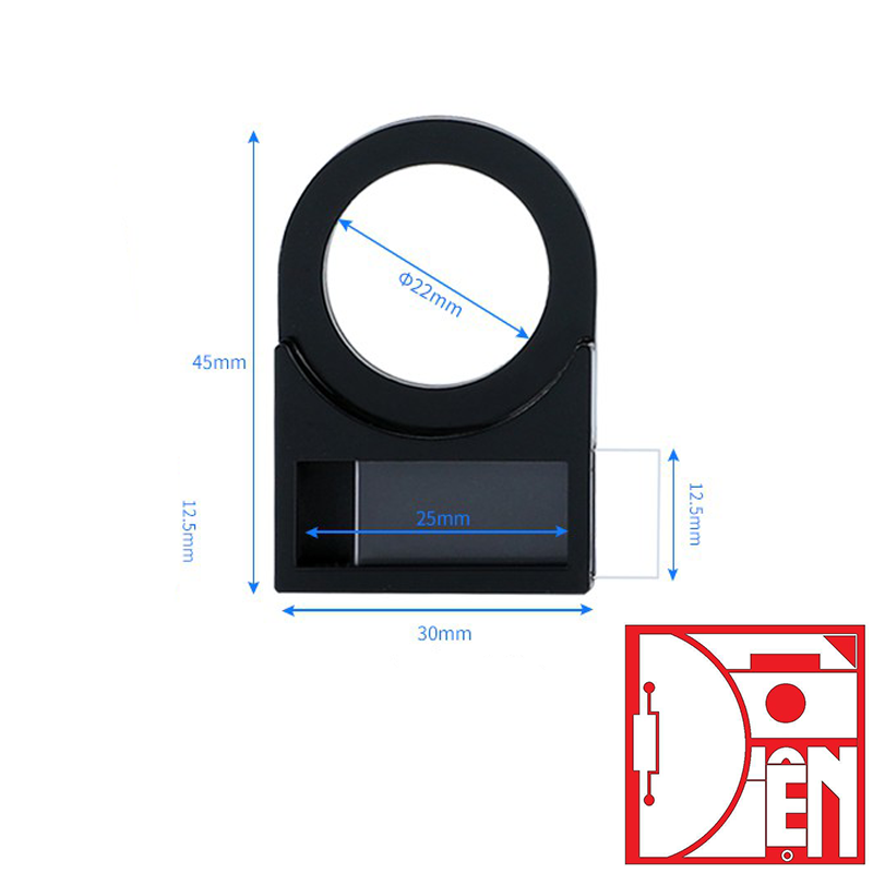 5 chiếc nhãn đánh dấu đầu dây  có nắp kính phi 22 - phi 25