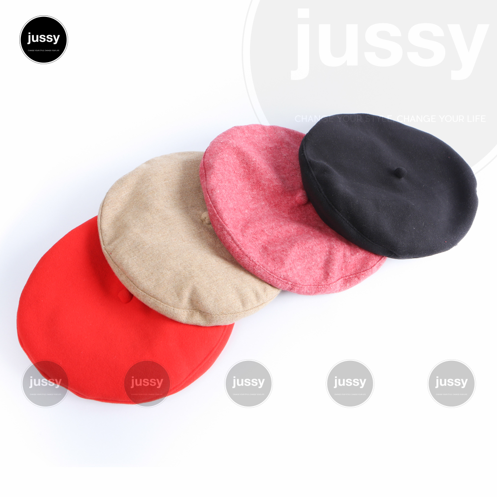Mũ nồi cao cấp vải Wool, nón beret nữ