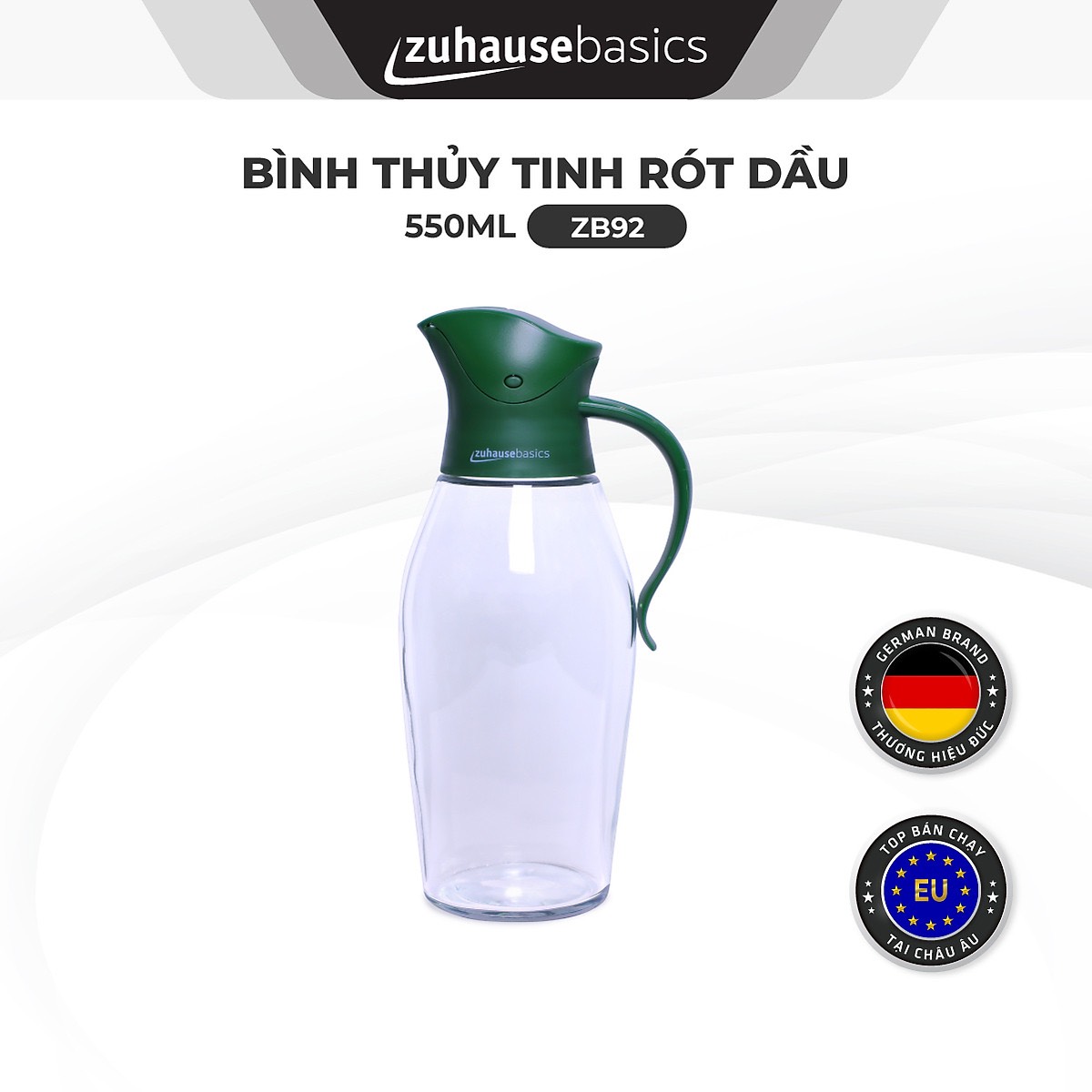 Bình rót dầu giấm ZUHAUSE BASICS 550mL - ZB92