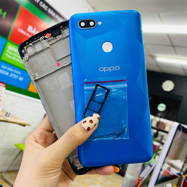 Vỏ bộ điện thoại oppo a12 cph2083 đẹp chất lượng cao, như zin, hàng nấu máy