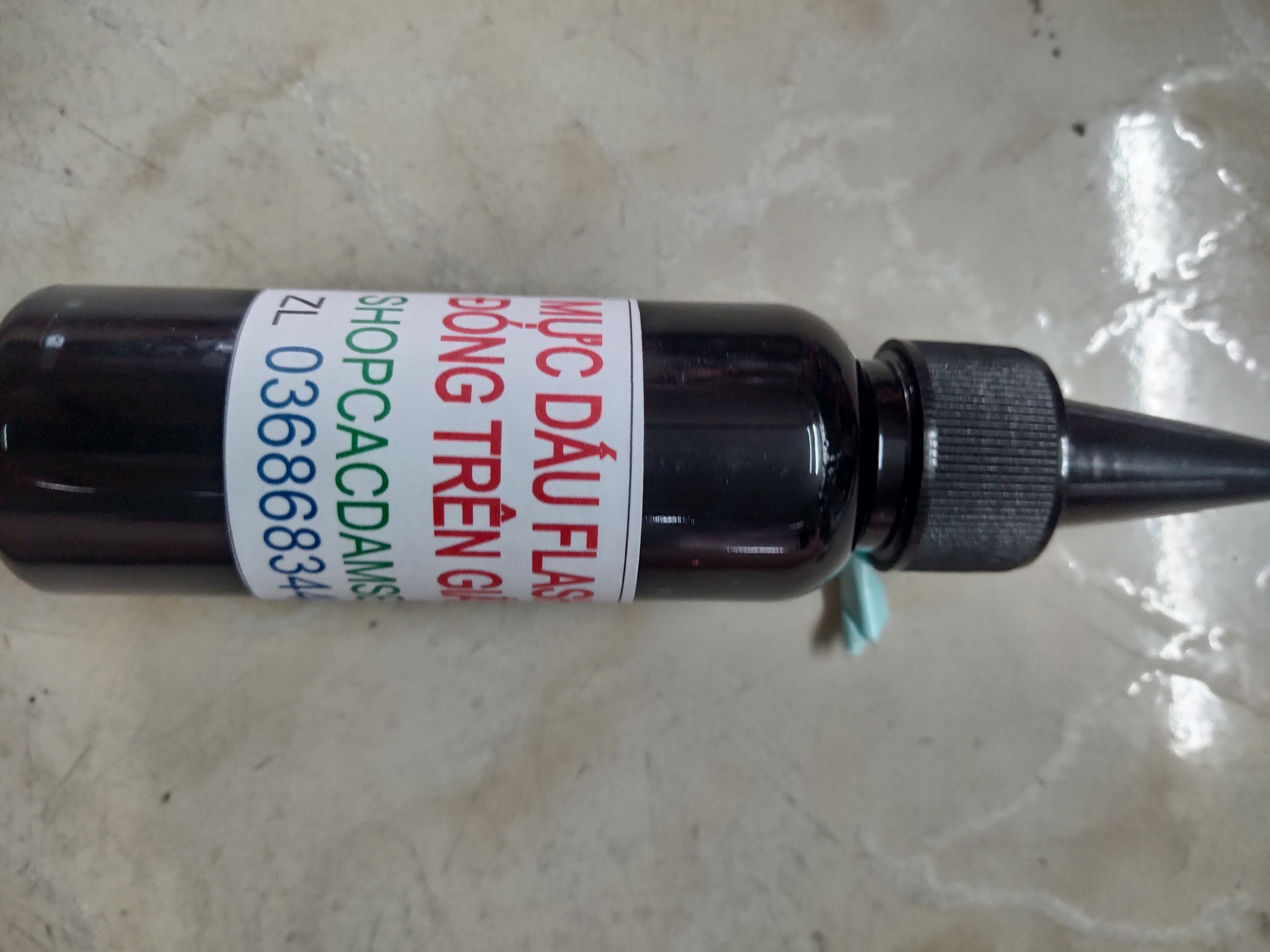 MỰC THẨM THẤU DẤU FLASH ĐÓNG TRÊN GIẤY CHAI 60ml- 350ml