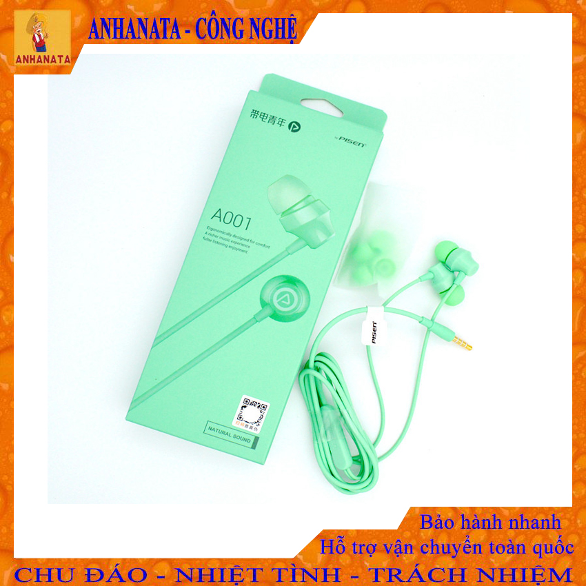 Tai Nghe Pisen A001, Jac Cắm 3.5