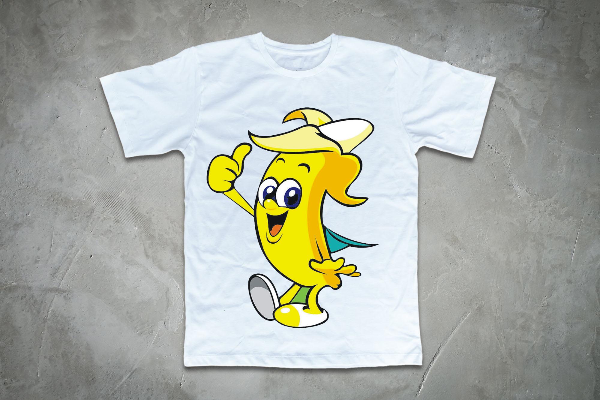 [HCM]Áo thun in hình trái chuối vàng  hoạt hình