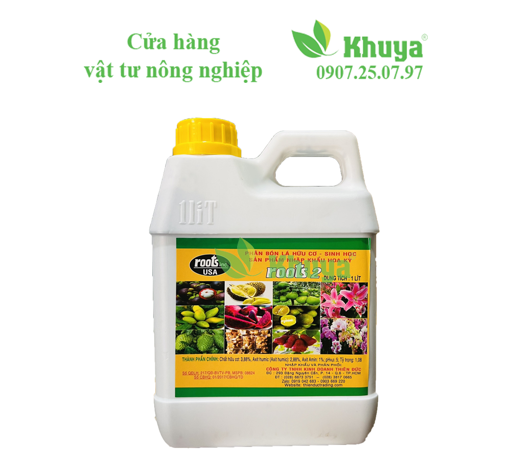 Phân bón lá hữu cơ ra rễ cao cấp Root2 Lít