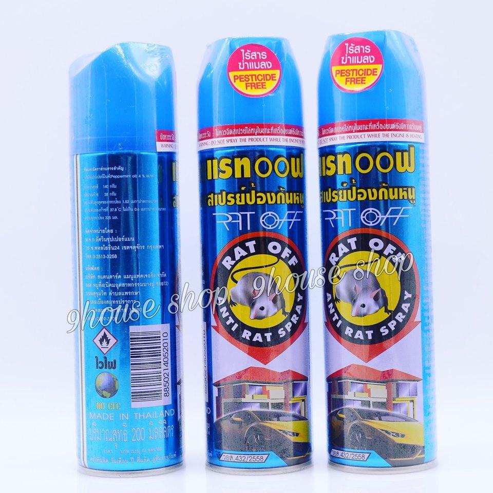 01 Bình Xịt Chuột Rat-Off Thái Lan 200ml