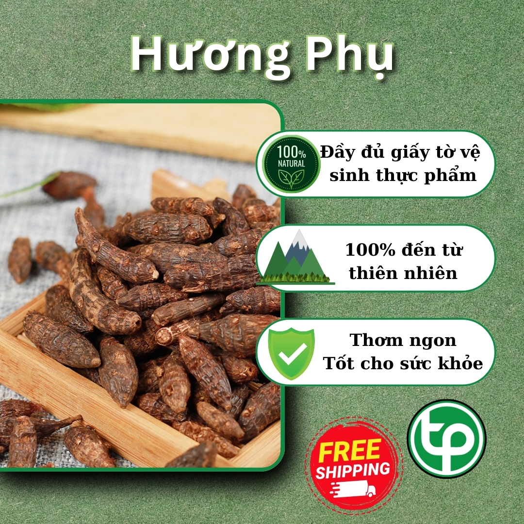 [Hàng mới về] Hương phụ khô 500g (Thơm, Sạch) , Cỏ gấu khô - Hỗ trợ cải thiện sức khoẻ cực kỳ hiệu quả