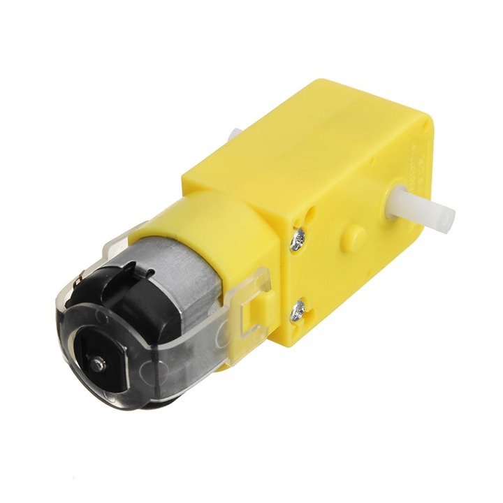 Động Cơ DC Giảm Tốc Vàng Kèm Bánh Xe