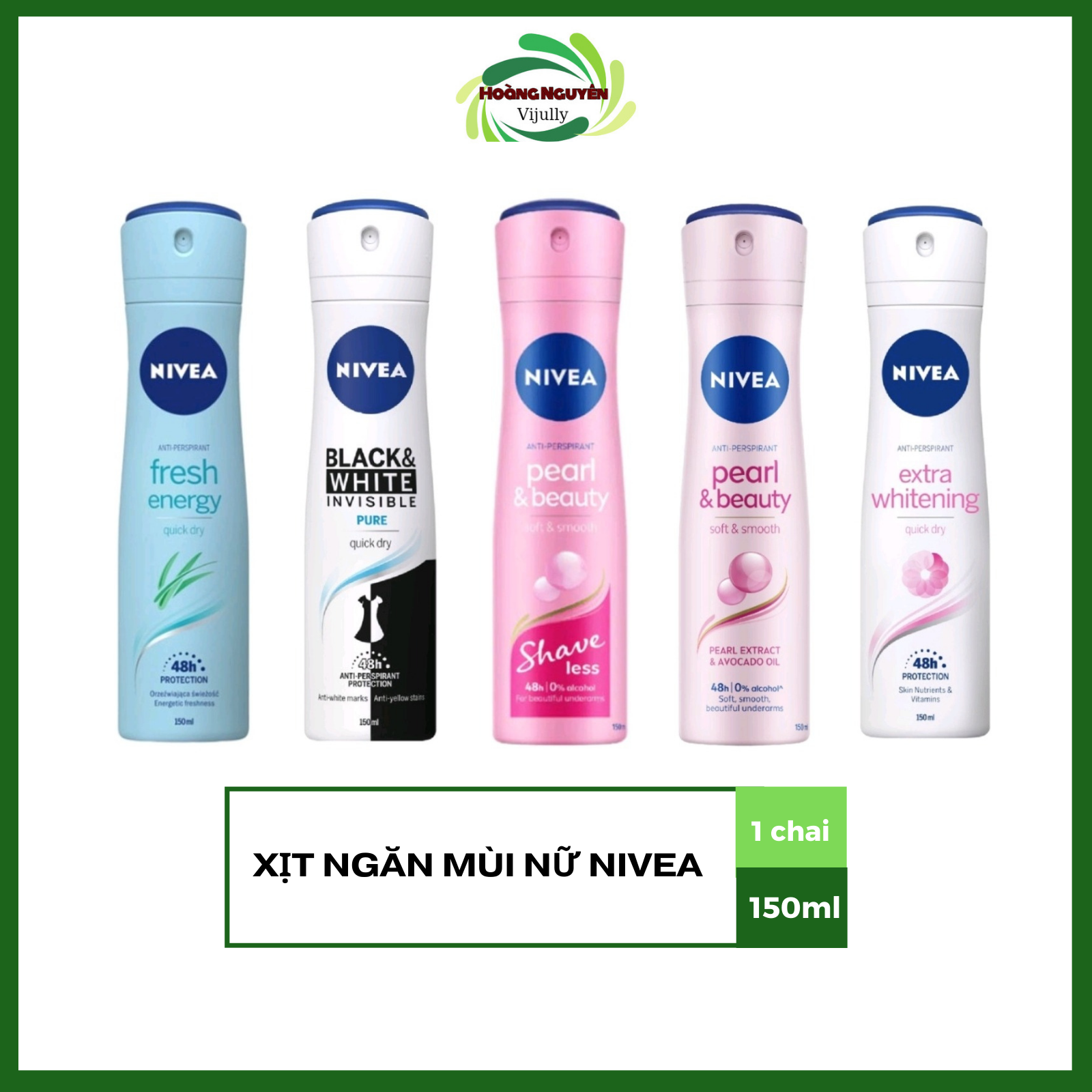 Xịt Ngăn Mùi NIVEA NỮ Chai ( 150ml )