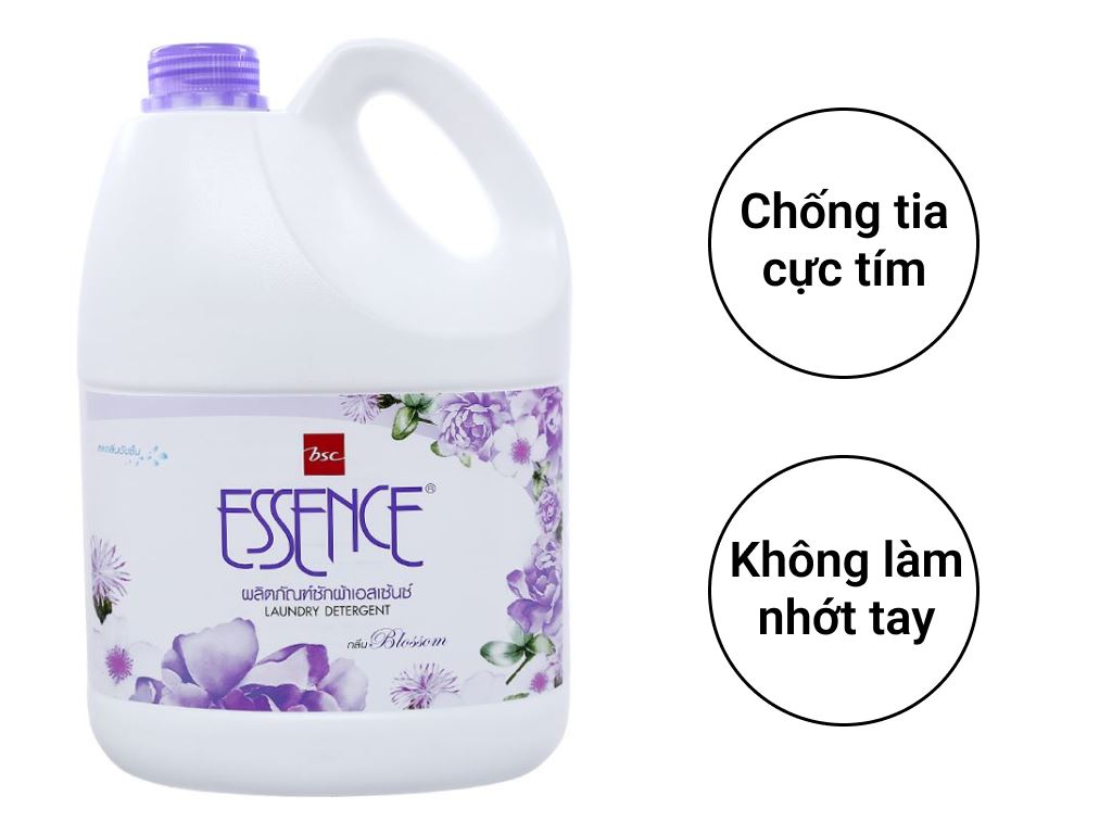 (Đủ Màu) Nước Giặt Thái Lan Essence 3500ml Đậm Đặc, Siêu Sạch, Siêu Thơm